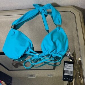 RELLECIGA Turquoise Bikini Top